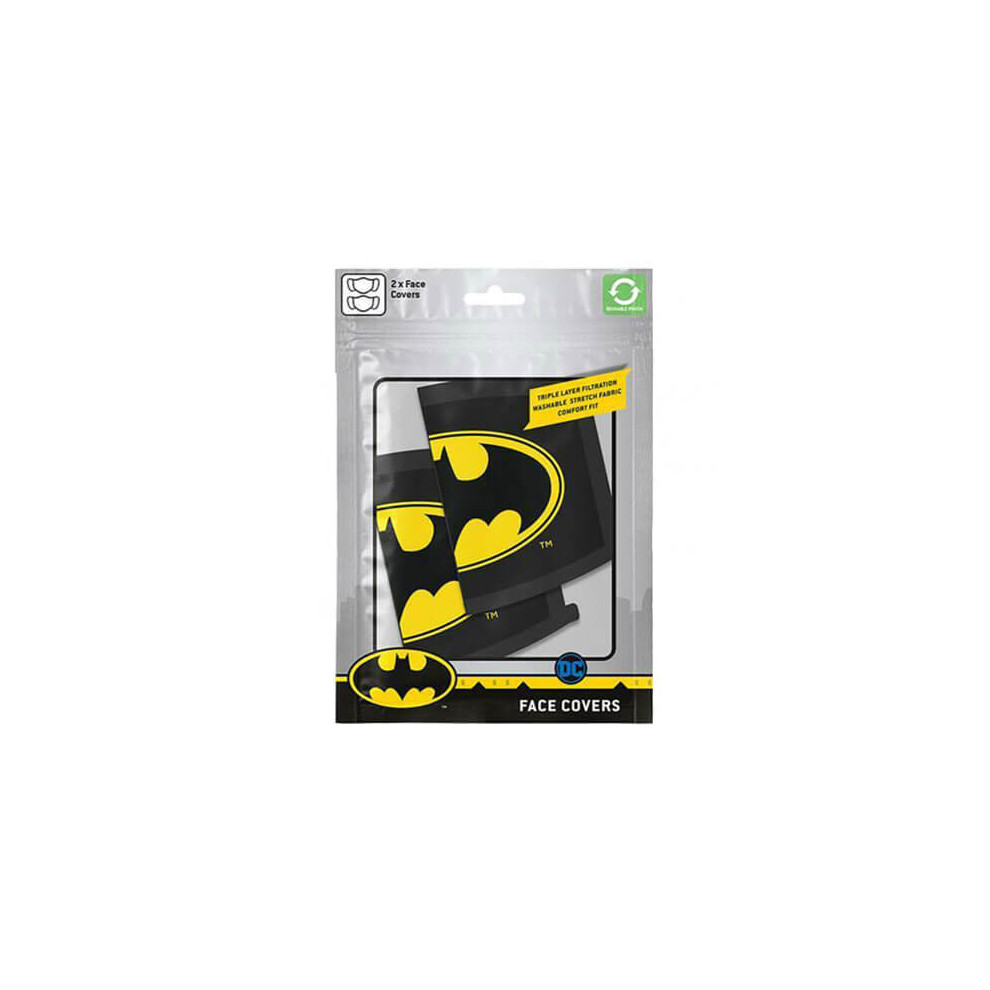 Batman 2 X Logo Tv Show Movie Protective Face Masks Covering Washable & Reusable
