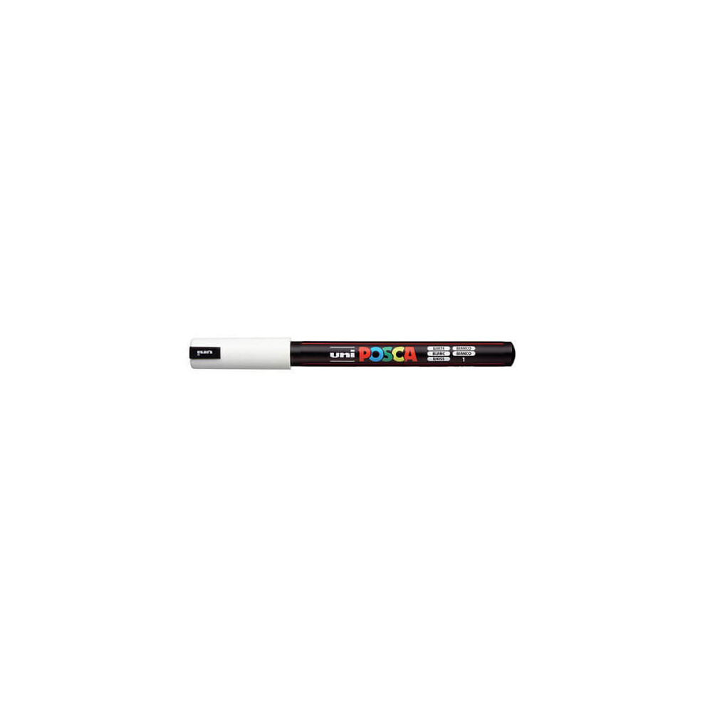 Posca White 0.7mm Extra Fine Marker Pen