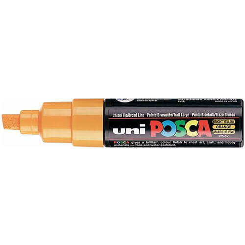 Posca PC-8K Bright Yellow 8mm Bold Marker Pen