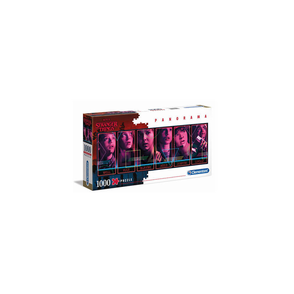 Clementoni Stranger Things Panorama High Quality Jigsaw Puzzle (1000 Pieces)