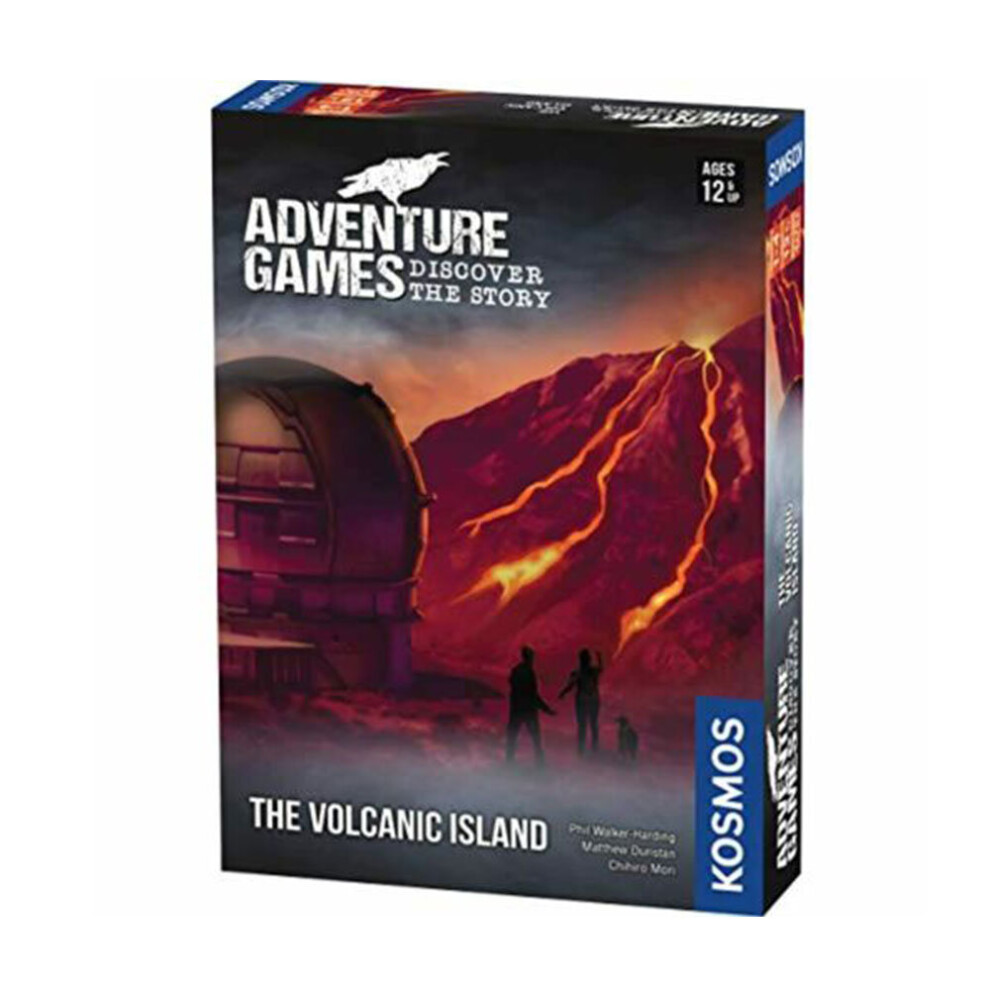 Thames & Kosmos, 695133, Adventure Game: The Volcanic Island, Discover The Story, Cooperative Board Game, 1-4 Players, Ages 12+-image