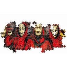 Clementoni La Casa de Papel Panorama High Quality Jigsaw Puzzle (1000 Pieces)