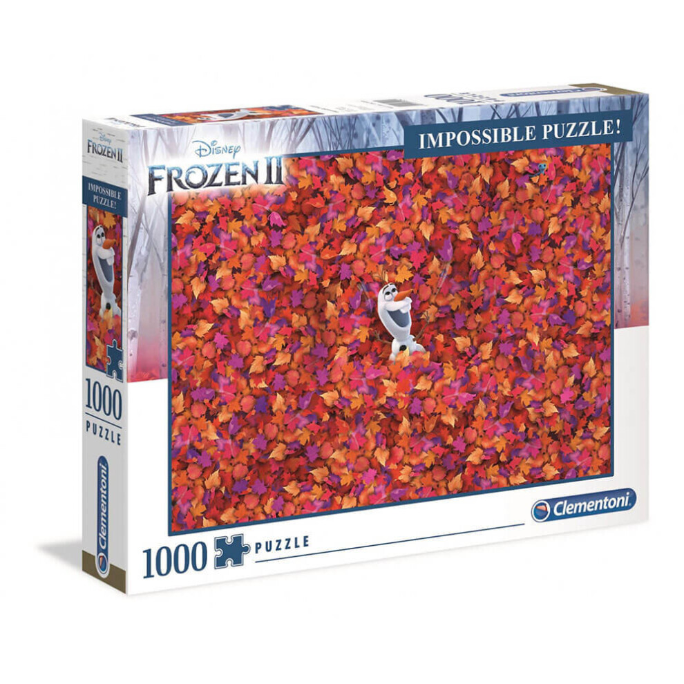 New Clementoni Frozen 2 Impossible Jigsaw Puzzle (1000 Pieces) 39526