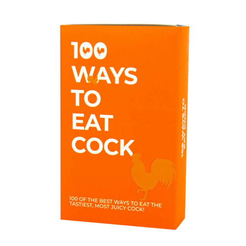 Gift Republic 100 Ways To Eat Cock - Novelty Gift Recipe Cards
