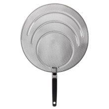 OXO Good Grips Ανοξείδωτο Ατσάλι Splatter Screen με Αναδιπλούμενη Λαβή, Ασημί