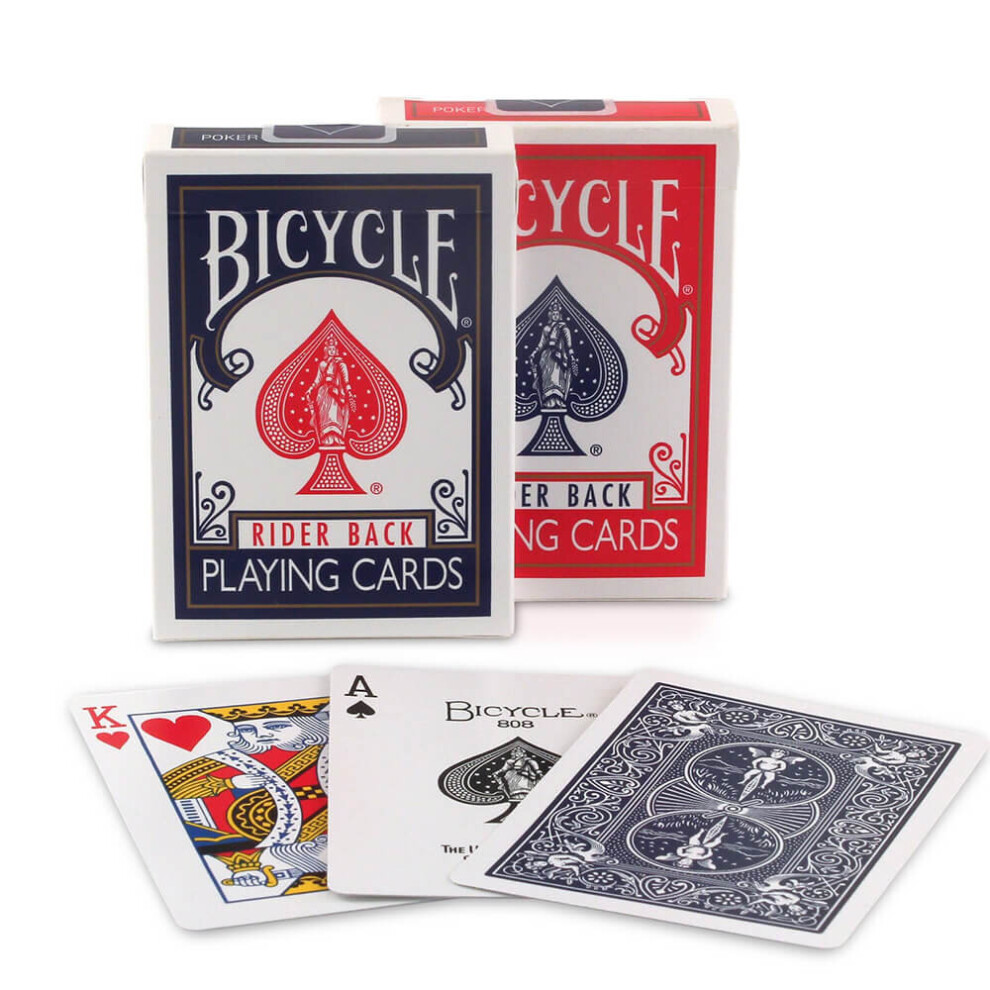 Us Playing Card Company Red/Blue ( & Single) Bicycle Deck Poker Size