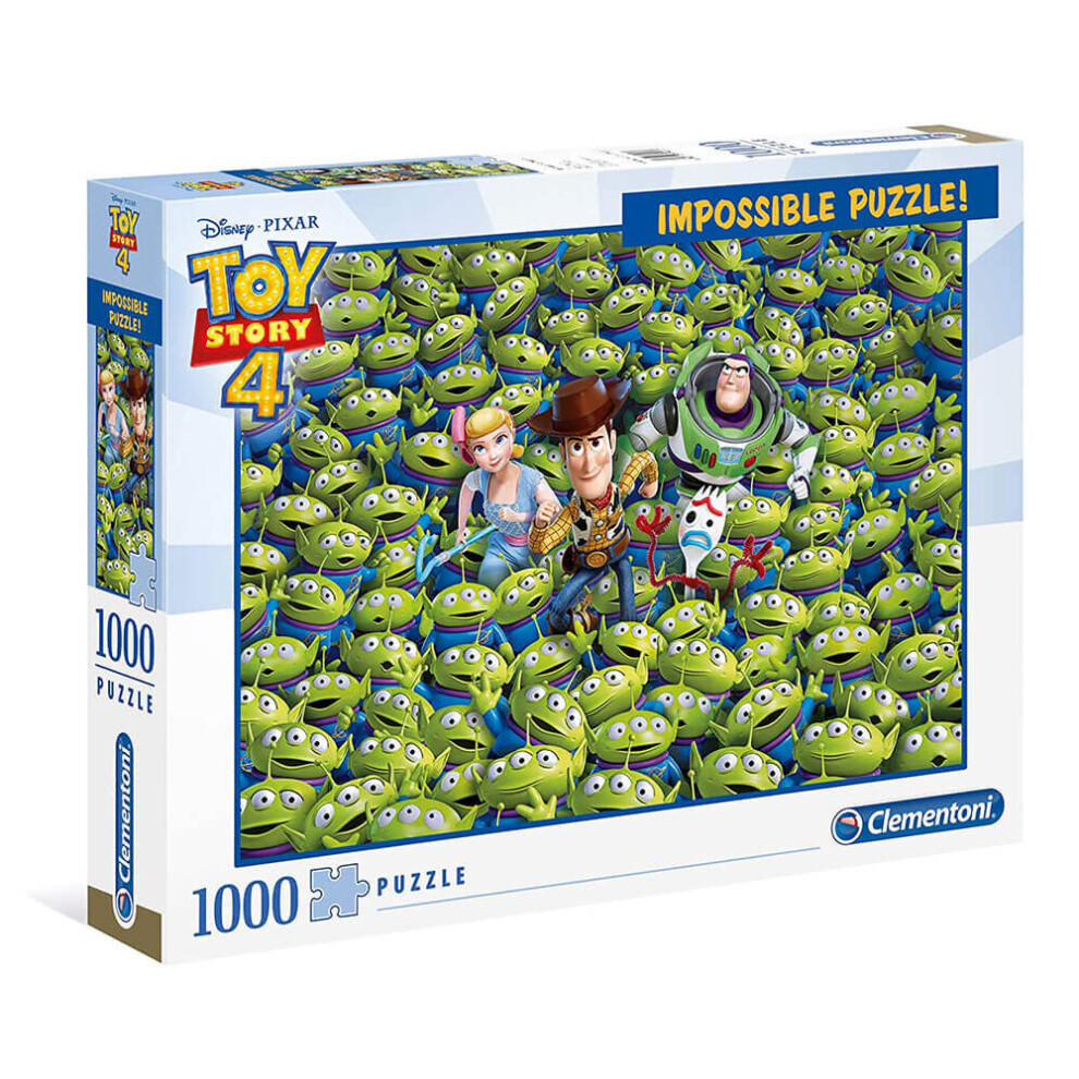 Clementoni Impossible Toy Story 4 High Quality Jigsaw Puzzle (1000 Pieces)