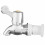 Kilner Kilner Replacement Tap,  for use Drinks Dispensers, Silver, One Size 1