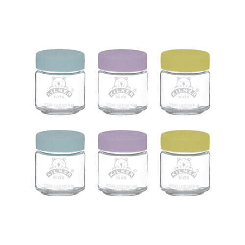 Kilner Kilner Set of 6 Kids Jars 110ml