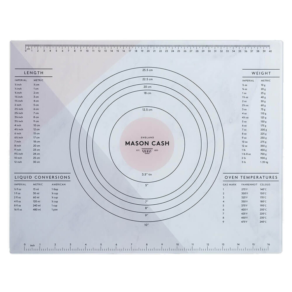 Mason Cash Innovative Kitchen Glass Pastry Board 45x35
