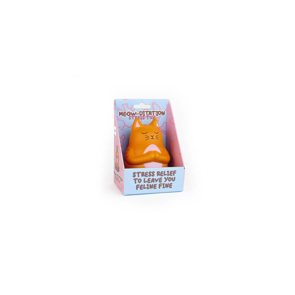 (Meowditation Stress Toy) Gift Republic Novelty Stress Squeeze Toys