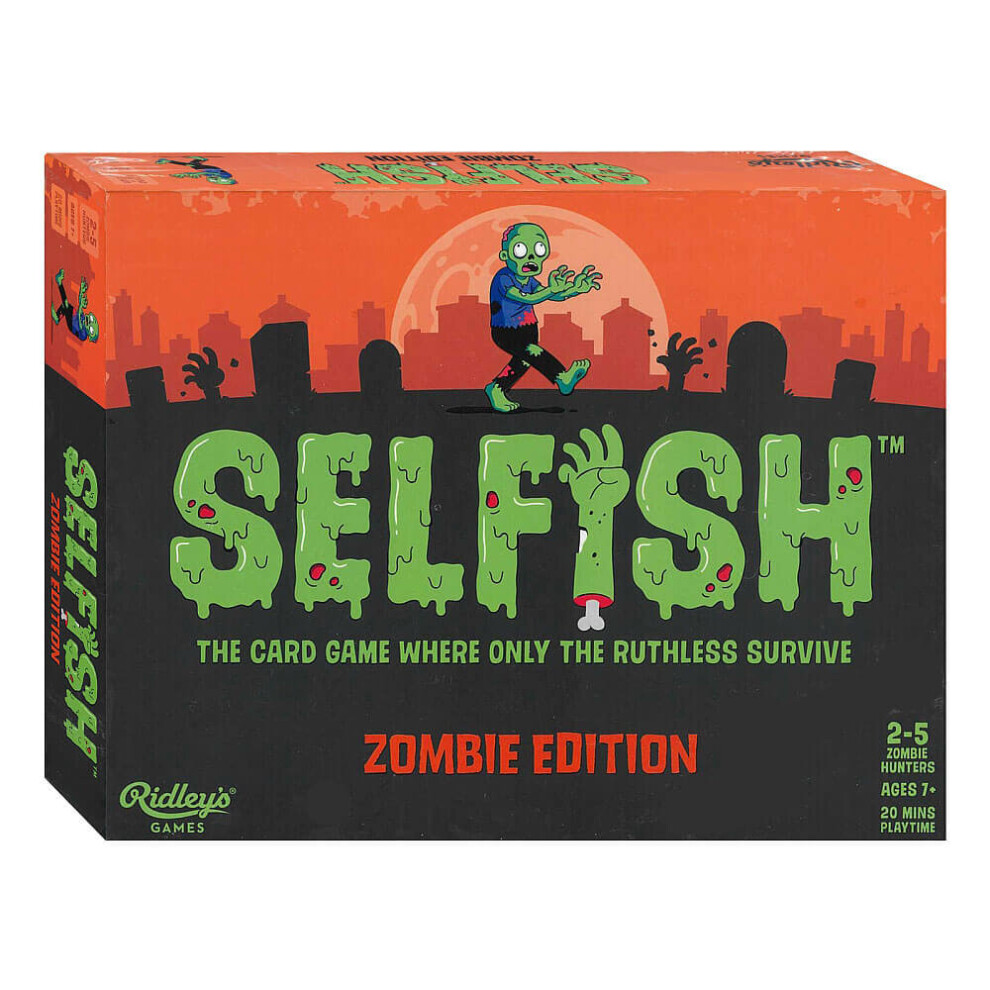 Ridley's Games GME028 Selfish : Zombie Edition Game Strategy Card, Multi