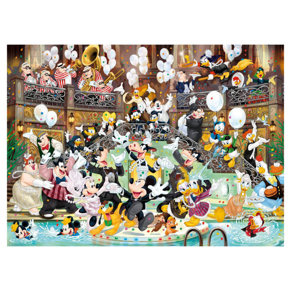 Clementoni High Quality Disney Gala Jigsaw Puzzle (1000 Pieces)