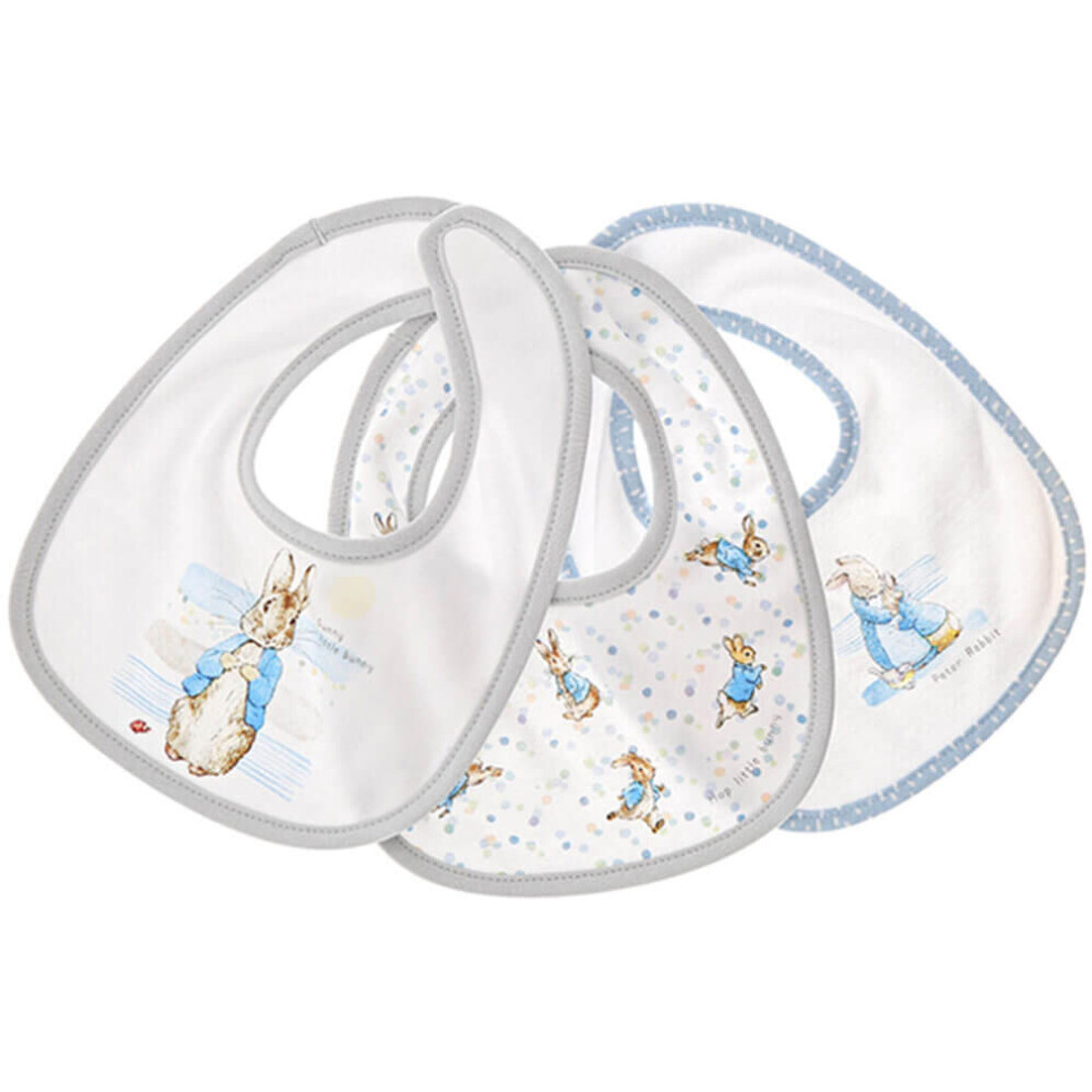 Beatrix Potter Peter Rabbit Baby Bibs - Set Of 3