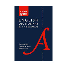 Collins Gem: Collins English Dictionary and Thesaurus Gem Edition: Two Books-in-one Mini Format