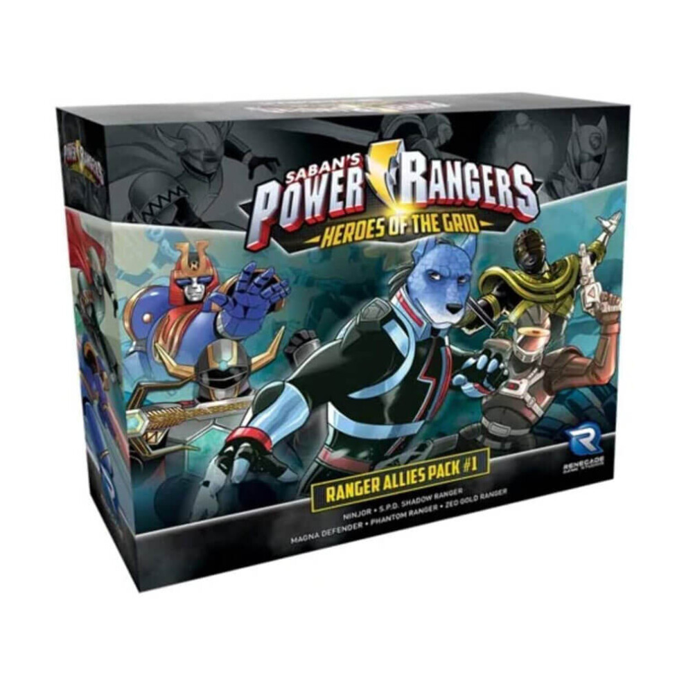 Photos - Board Game Renegade Game Studios REN2078 Power Rangers - No. 1 Heroes of the Grid - Allies Pack 