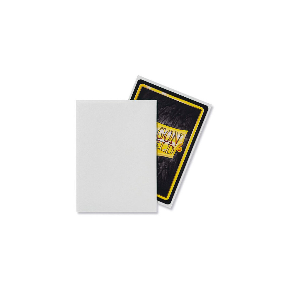 Dragon Shield White Standard Sleeves (Matte )