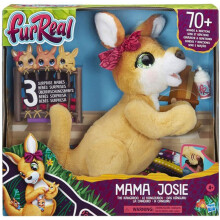 furReal Mama Josie the Kangaroo Interactive Pet Toy, 70+ Sounds & Reactions, Ages 4 & Up