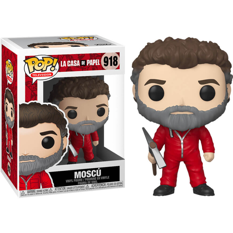 Funko 44578 POP TV: La Casa de Papel-Moscow Collectible Figure, Multicolour