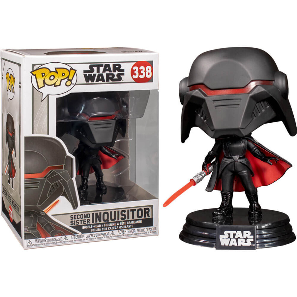 Funko 43574 POP. Vinyl Games: Jedi Fallen Order-Inquisitor Collectible Figure, Multicolour