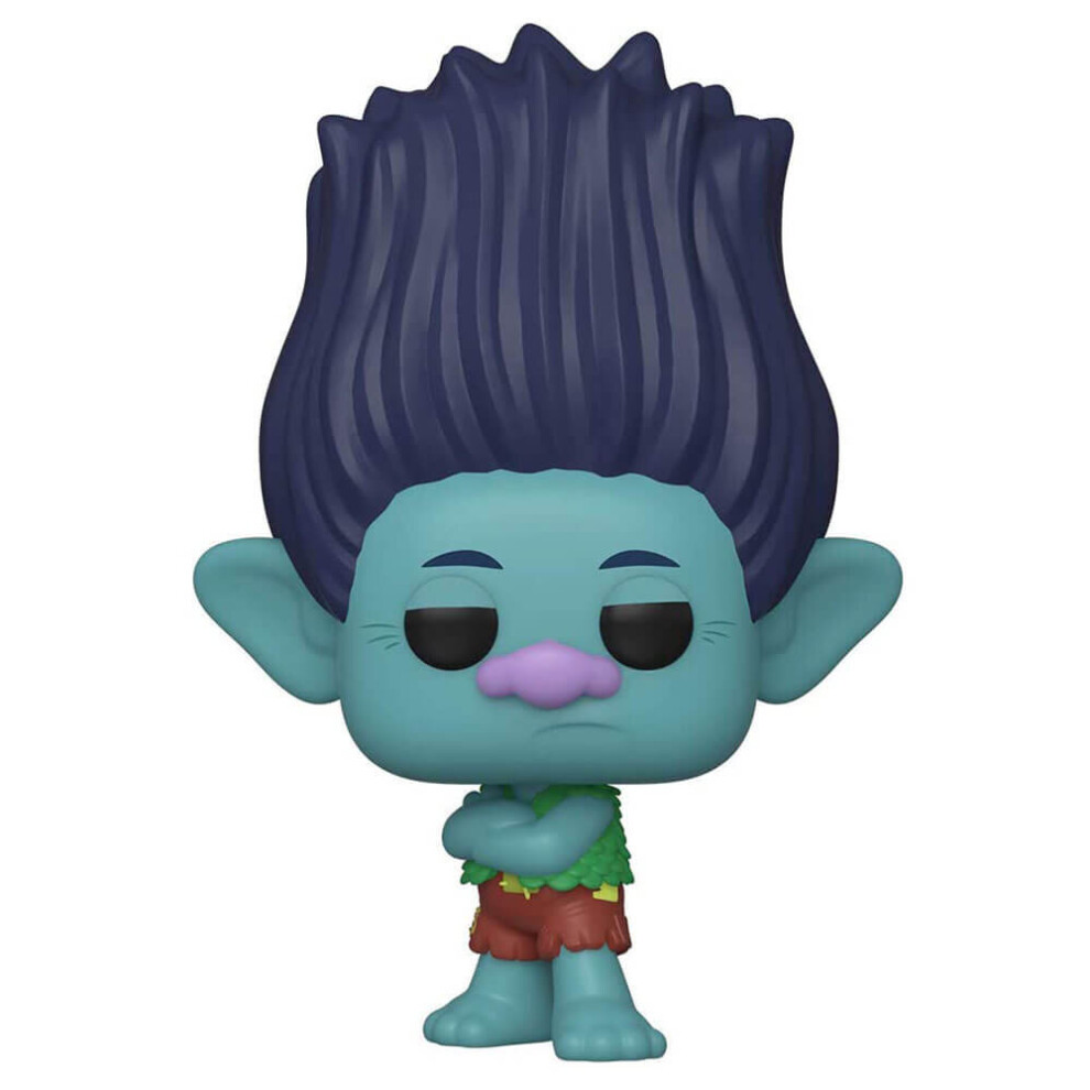 Funko 47002 POP Movies: Trolls World Tour-Branch w/Chase (Styles May Vary) Collectible Toy, Multicolour