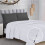Imperial Rooms (Single (175x275 cm)) Egyptian Cotton Flat Sheet Single Double King Size 6