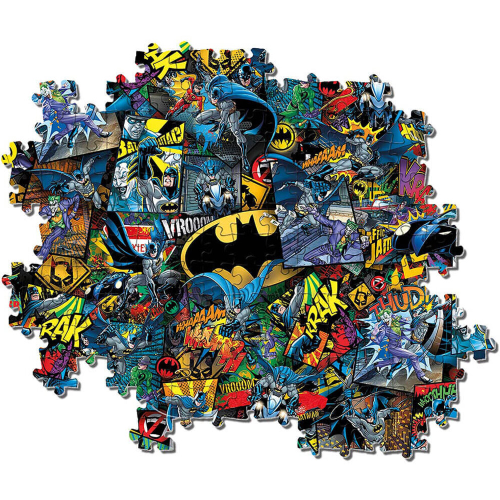 Clementoni Batman Impossible Puzzle, 1000 Pieces, Multicoloured - Age 10 Years +