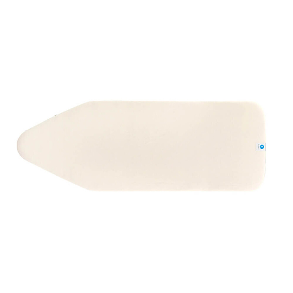 Brabantia Replacement Ironing Board Cover C, 124x45 cm - Cotton, 2mm Foam - Ecru