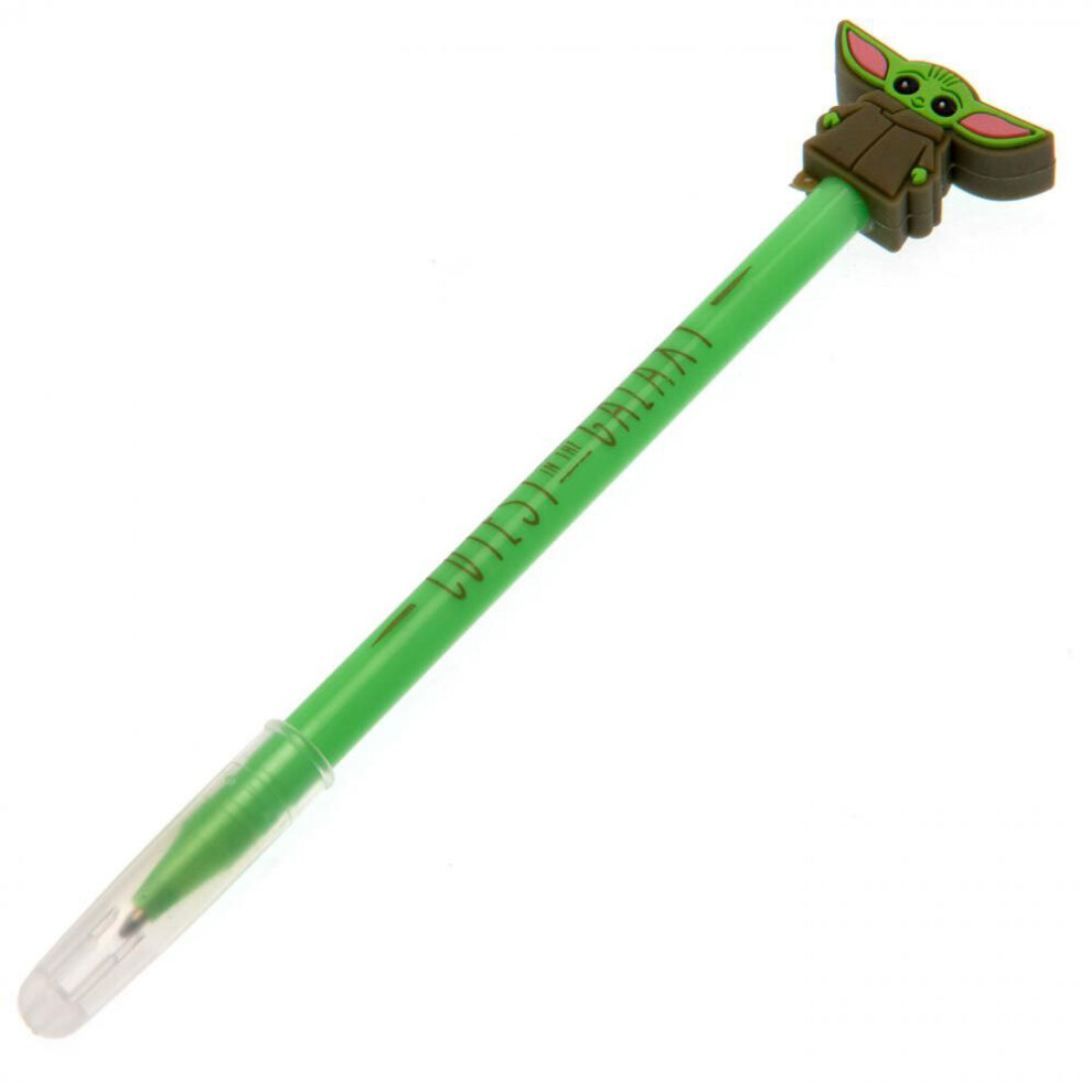 Star Wars: The Mandalorian Pen with Baby Yoda The Child Topper