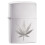 Zippo Zippo Leaf Design Brushed Chrome Windproof Cigarette Lighter Smokers 1