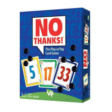 No Thanks! The Play or Pay Card Game - Fast, Extortion-Themed Card Game for 3-7 Players (Ages 8+, 20+ Minutes)