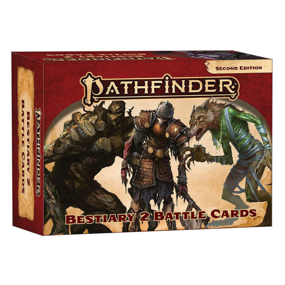 Pathfinder Bestiary Battle Cards (P2) Size 2
