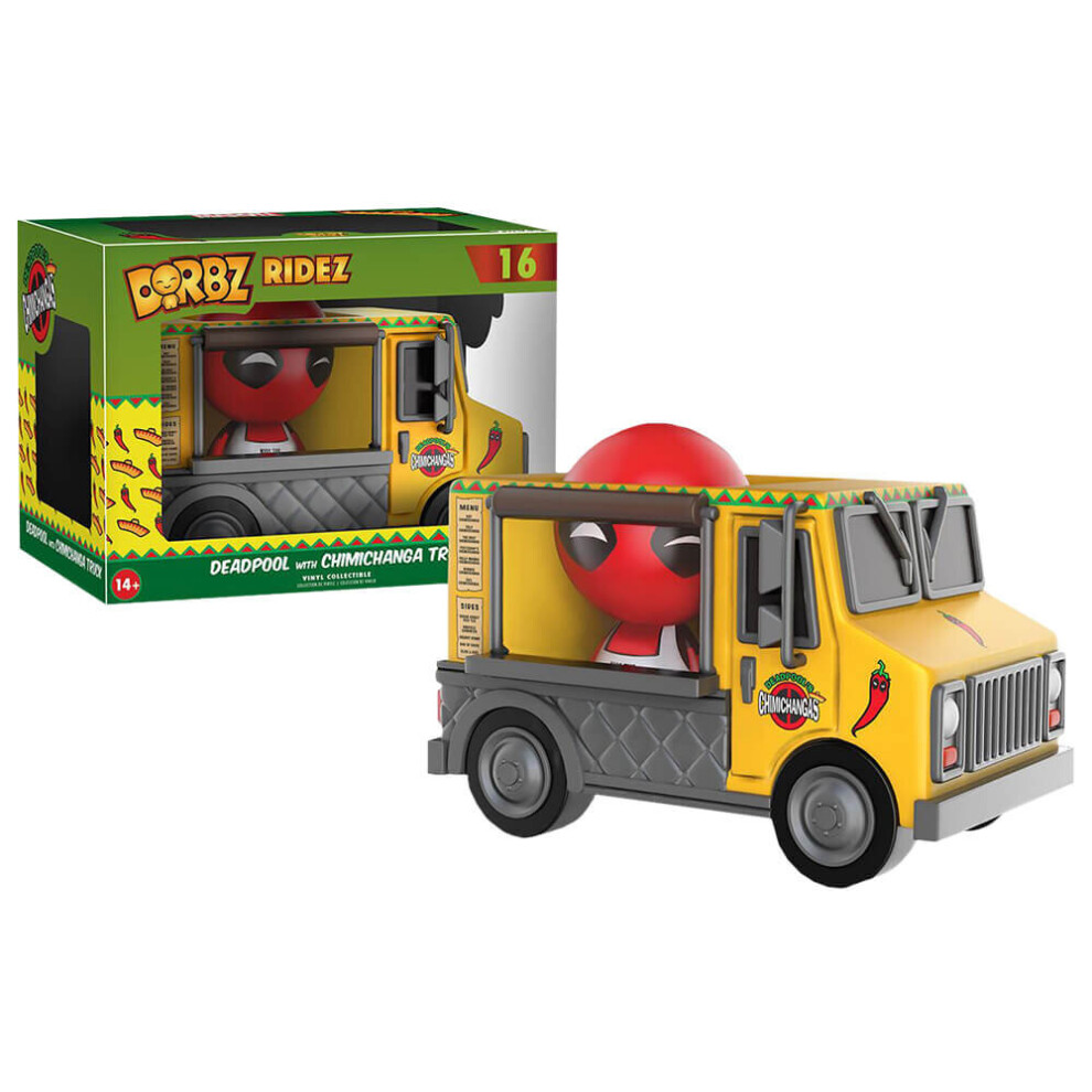 Funko Dorbz Ridez Marvel Deadpool and chimichanga Truck