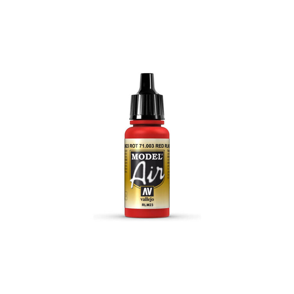 Val003 - Av Vallejo Model Air 17ml - Red (rlm23)