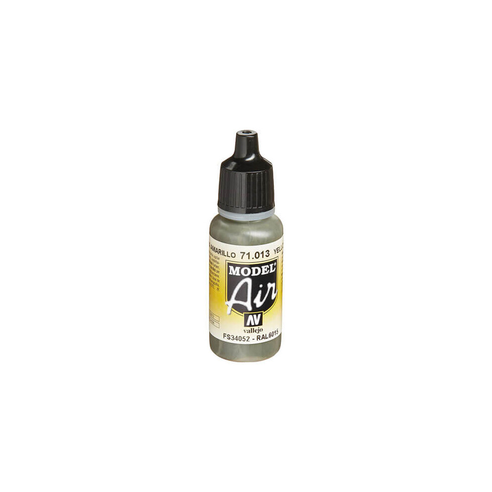 Val013 - Av Vallejo Model Air 17ml - Yellow Olive