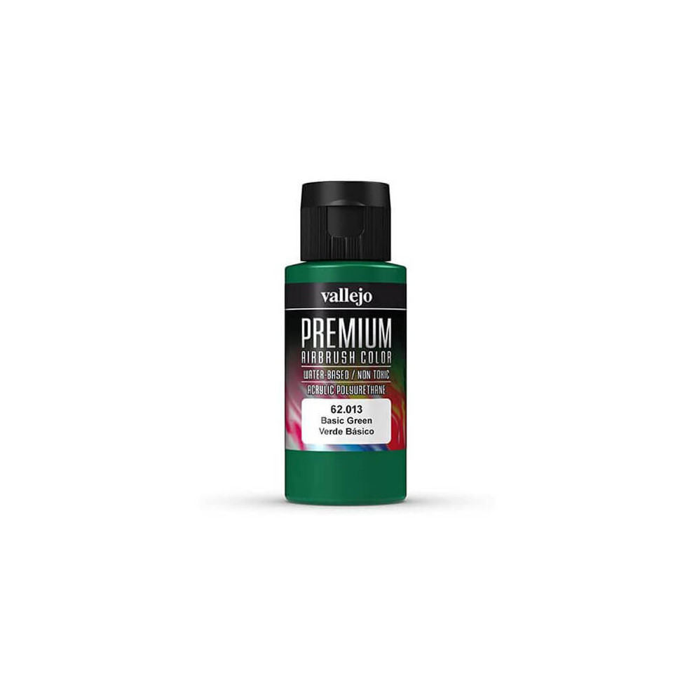 Val62013 - Av Vallejo Premium Color - 60ml -  Basic Green