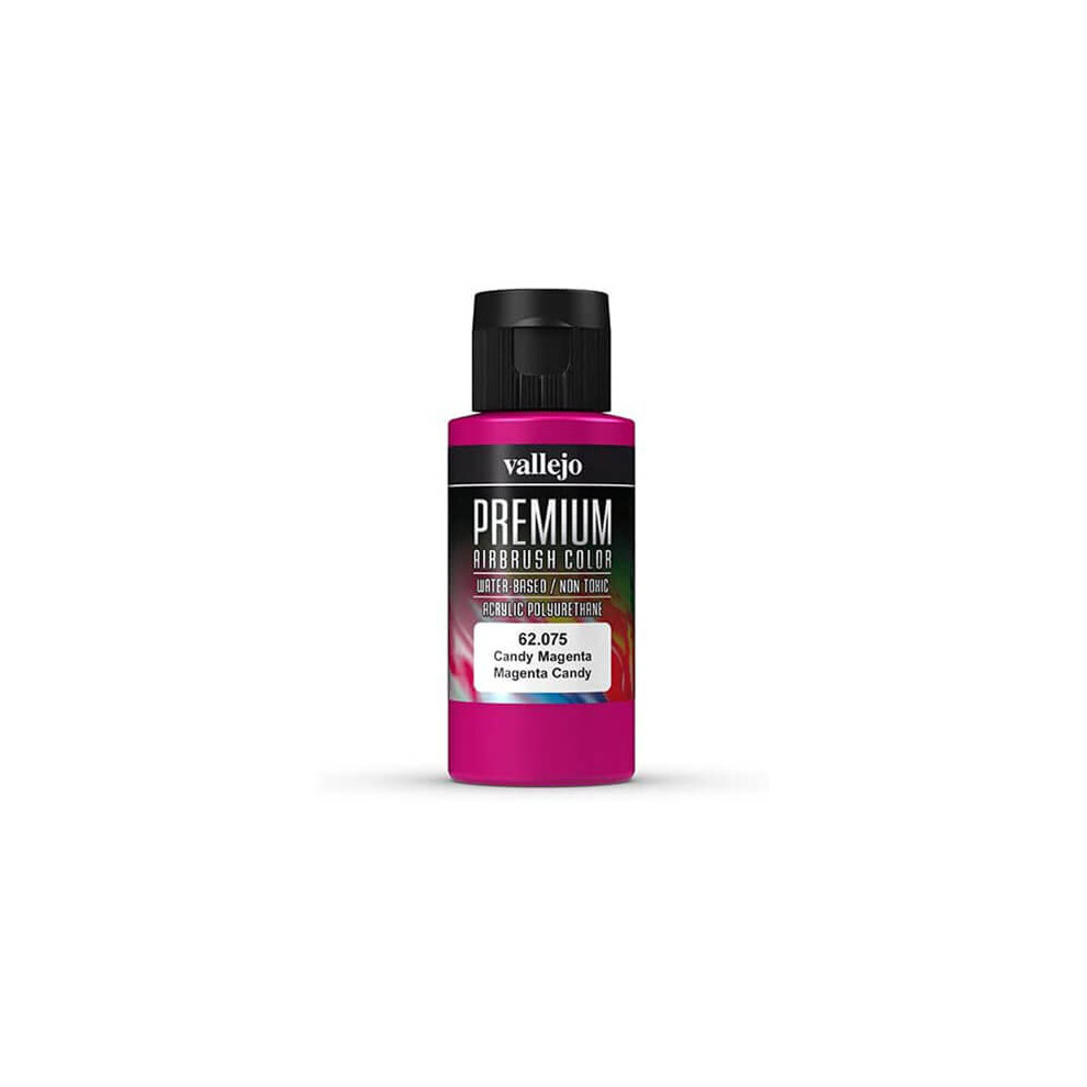 Val62075 - Av Vallejo Premium Color - 60ml -  Candy Magenta