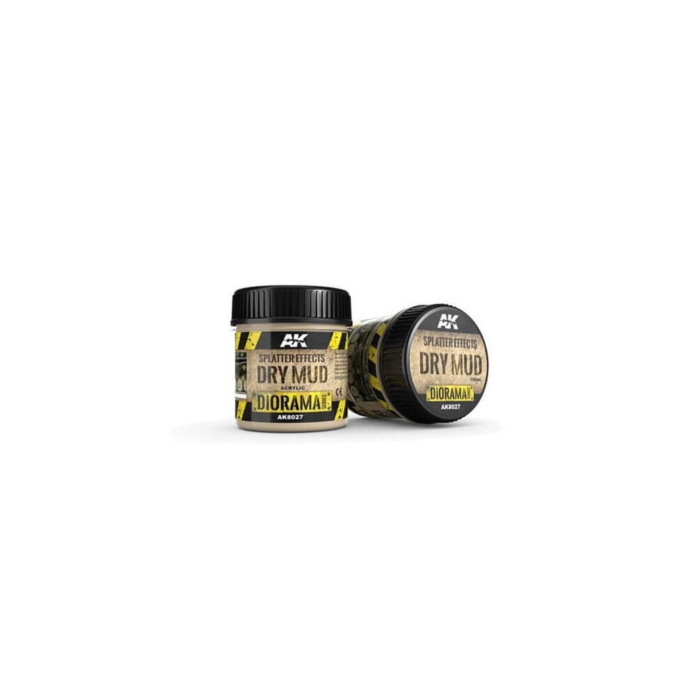 Ak Interactive Ak8027 - Splatter Effects Dry Mud 100Ml