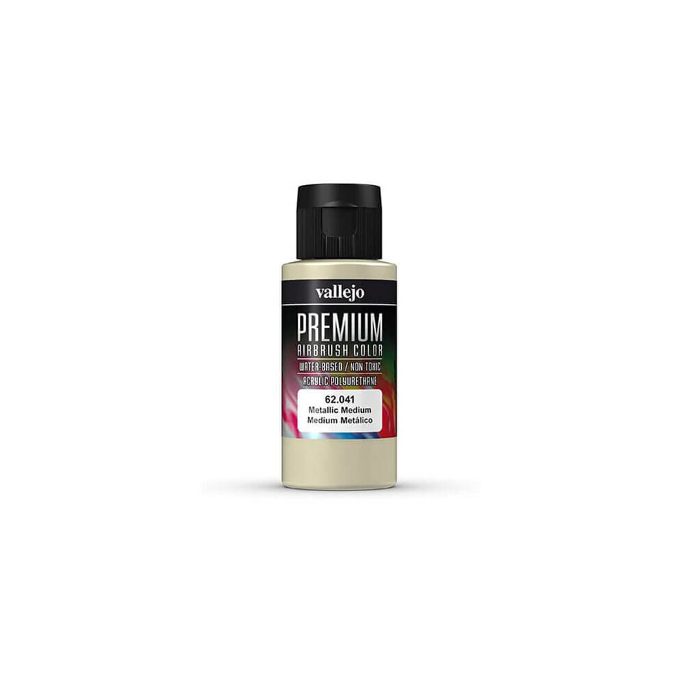Val62041 - Av Vallejo Premium Color - 60ml - Metallic Medium