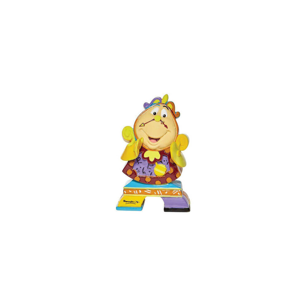 Disney Britto Beauty and the Beast Cogsworth Mini Figurine