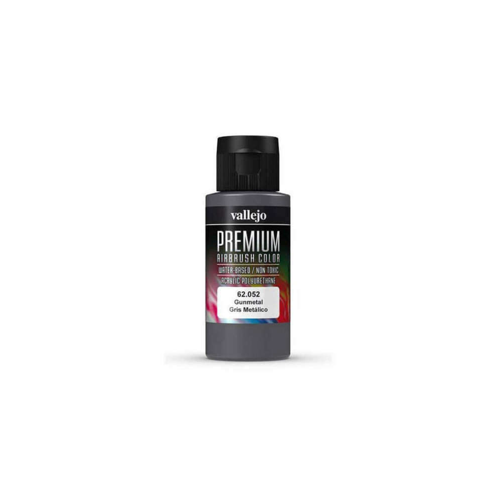 Val62052 - Av Vallejo Premium Color - 60ml - Gunmetal