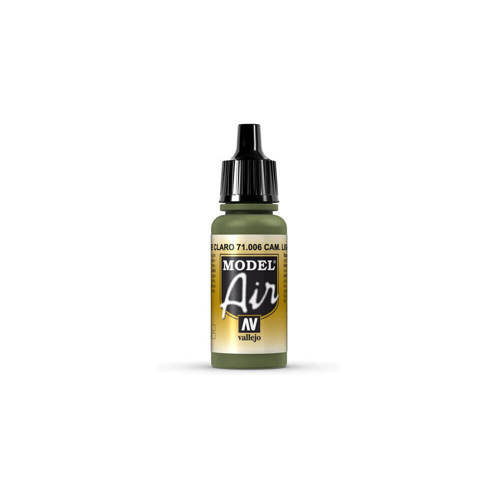 Val006 - Av Vallejo Model Air 17ml - Camouflage Light Green