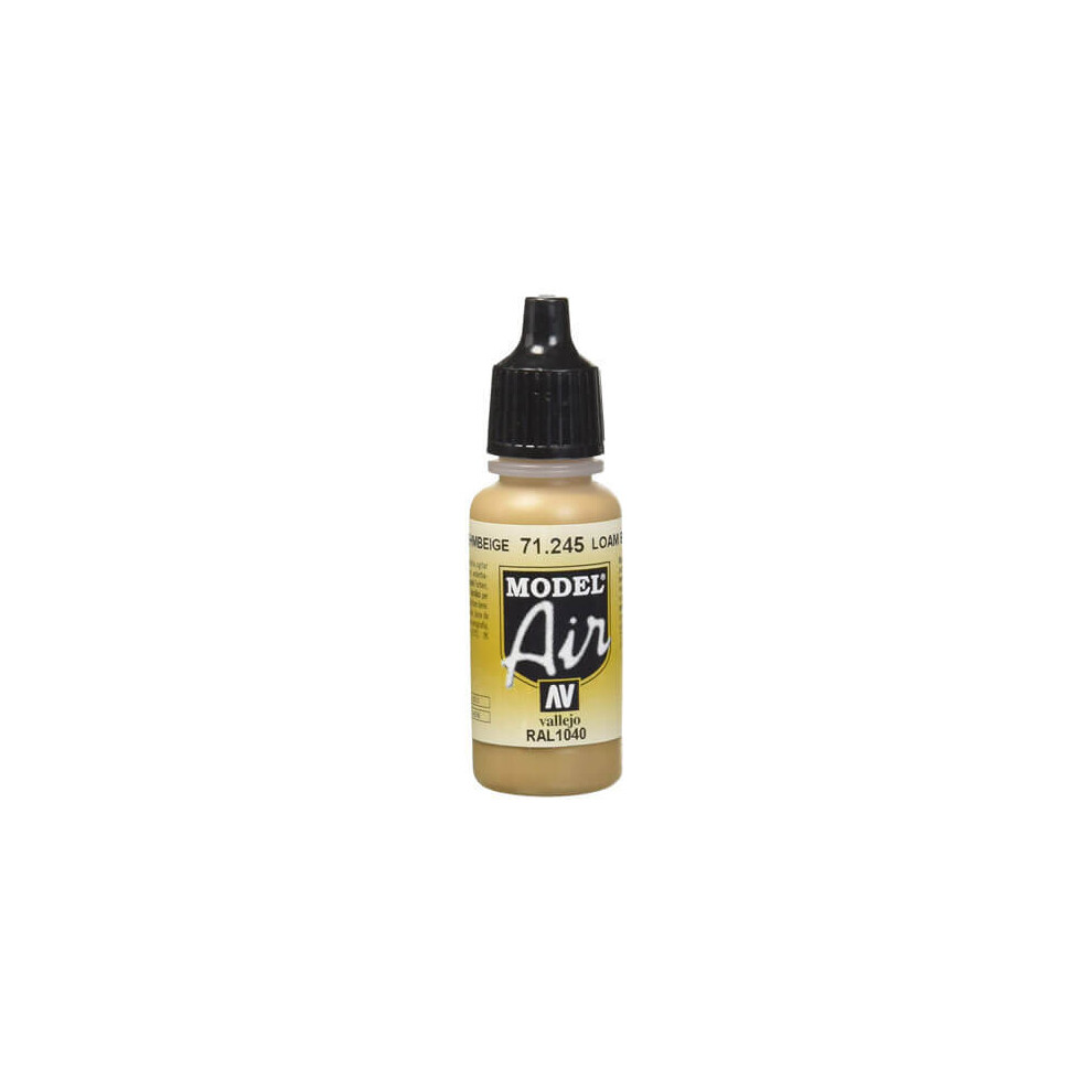 Val71245 - Av Vallejo Model Air 17ml - Loam Beige