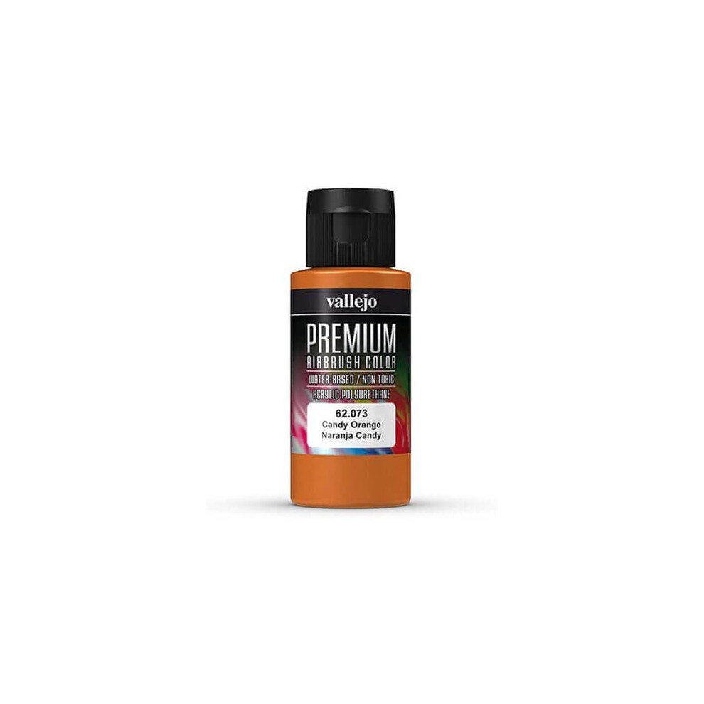 Val62073 - Av Vallejo Premium Color - 60ml -  Candy Orange