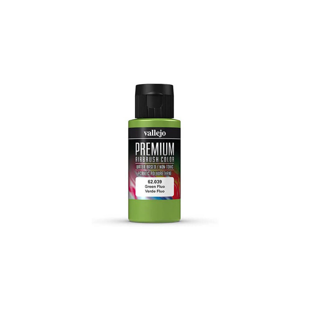 Val62039 - Av Vallejo Premium Color - 60ml - Green Fluorescent