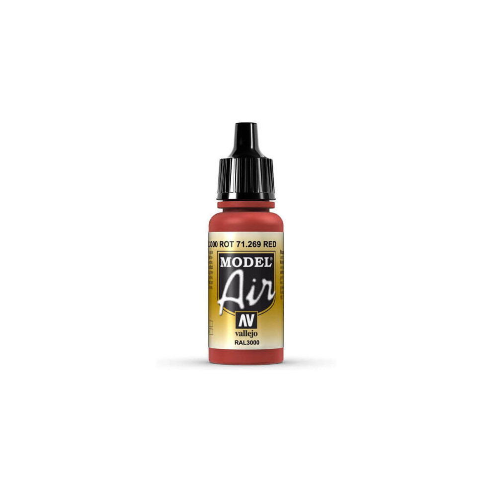 Val71269 - Av Vallejo Model Air 17ml - Red