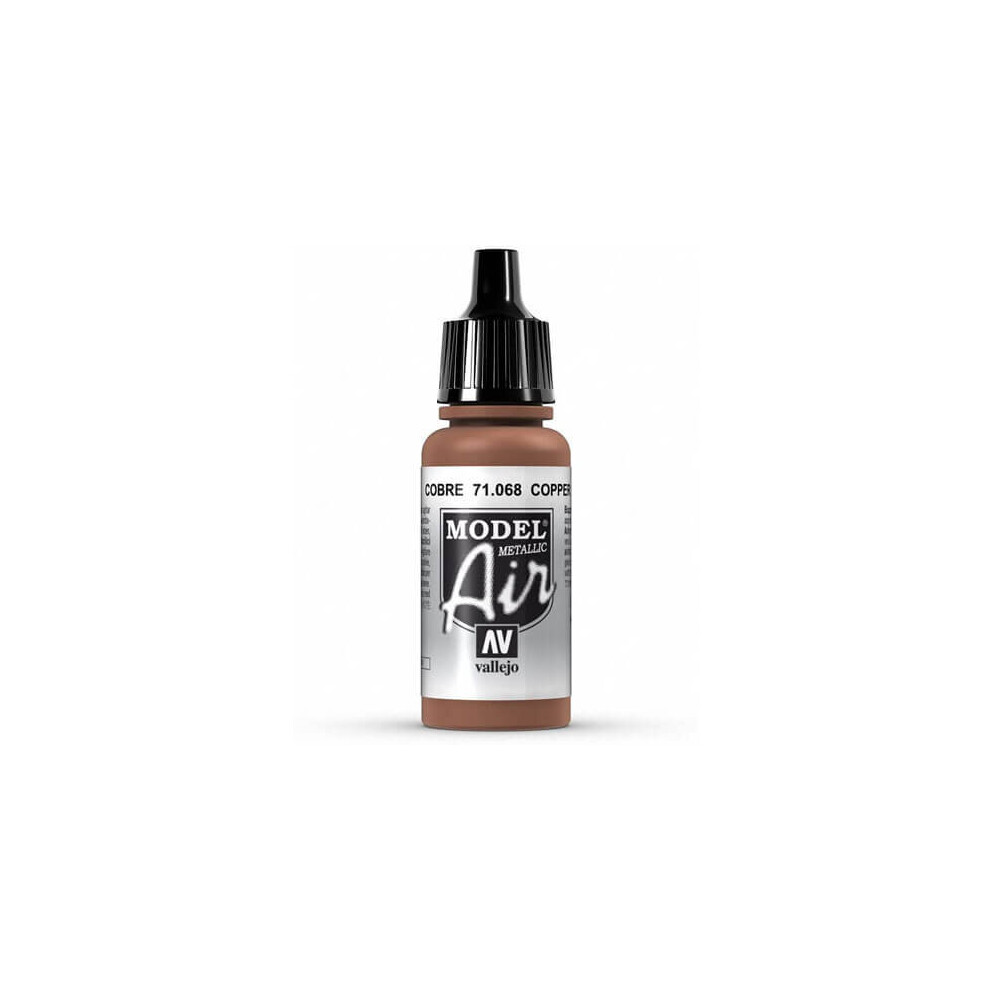 Val068 - Av Vallejo Model Air 17ml - Copper (metallic)