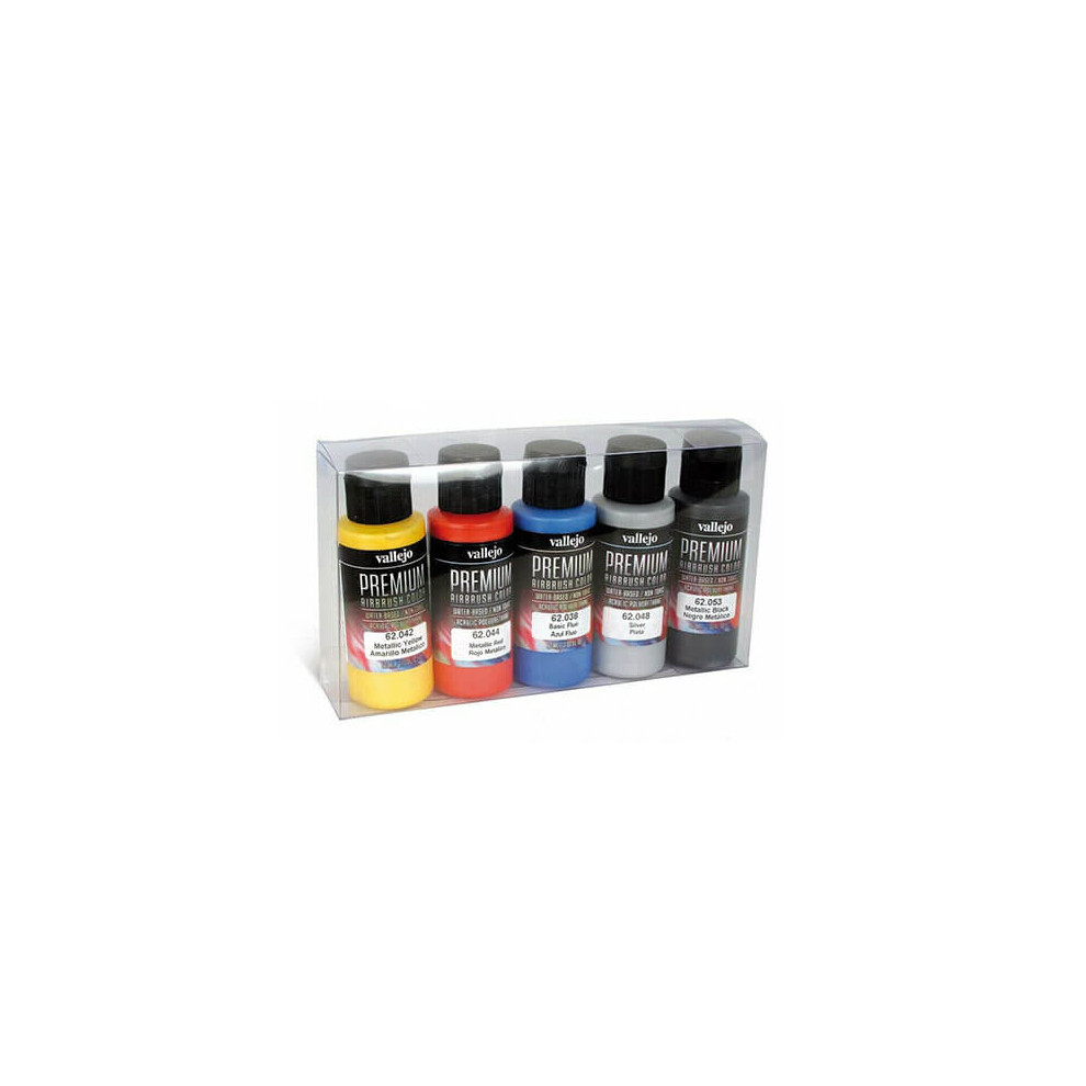 Val62103 - Av Vallejo Premium Color - 60ml Set Metallic (5x60ml)