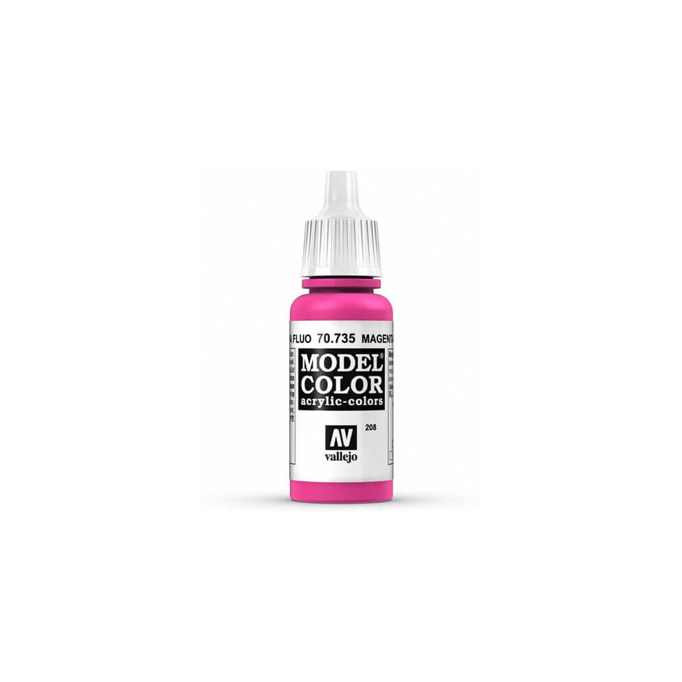 Val735 - Av Vallejo Model Color 17ml - Fluorescent Magenta