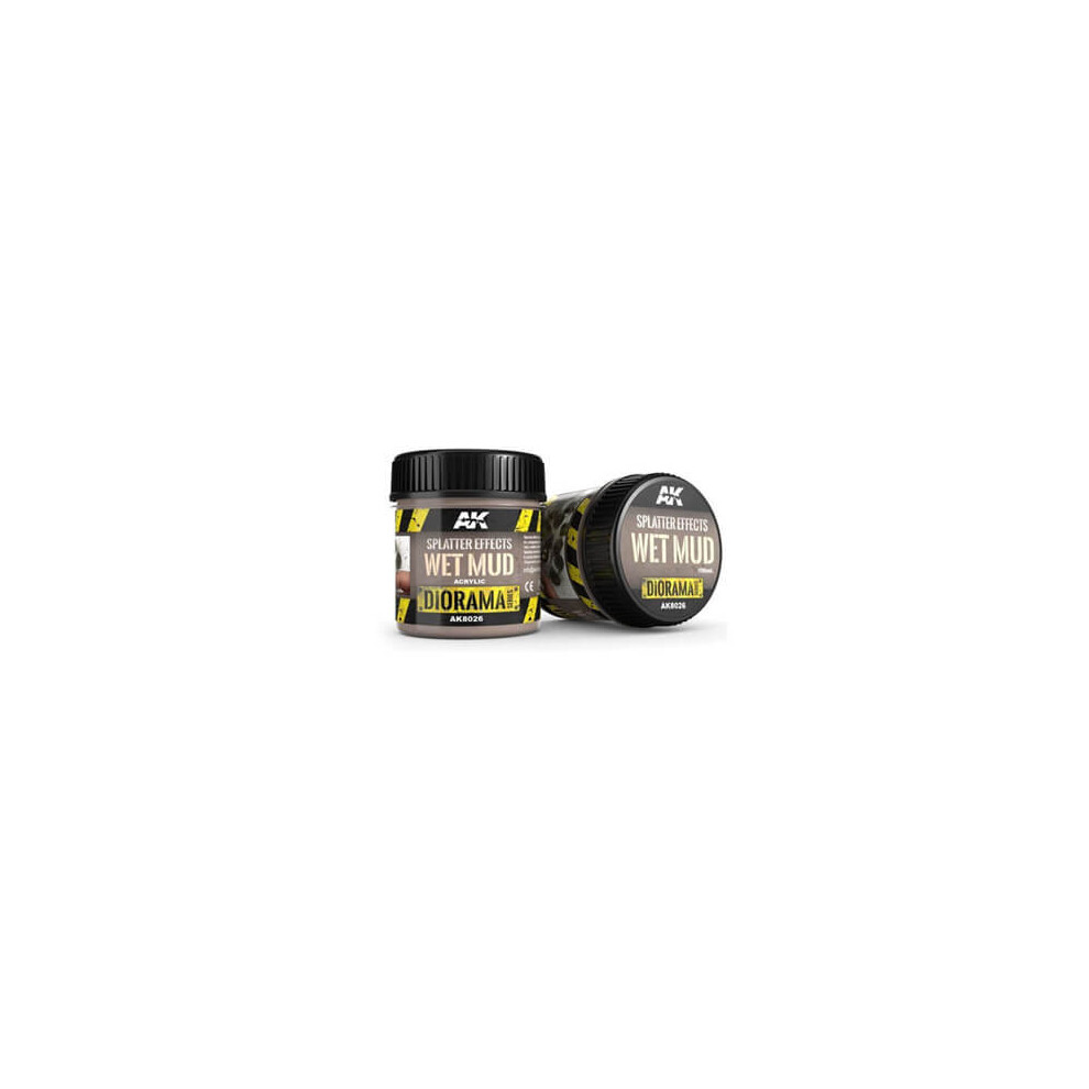 Ak Interactive Ak8026 - Splatter Effects Wet Mud 100Ml